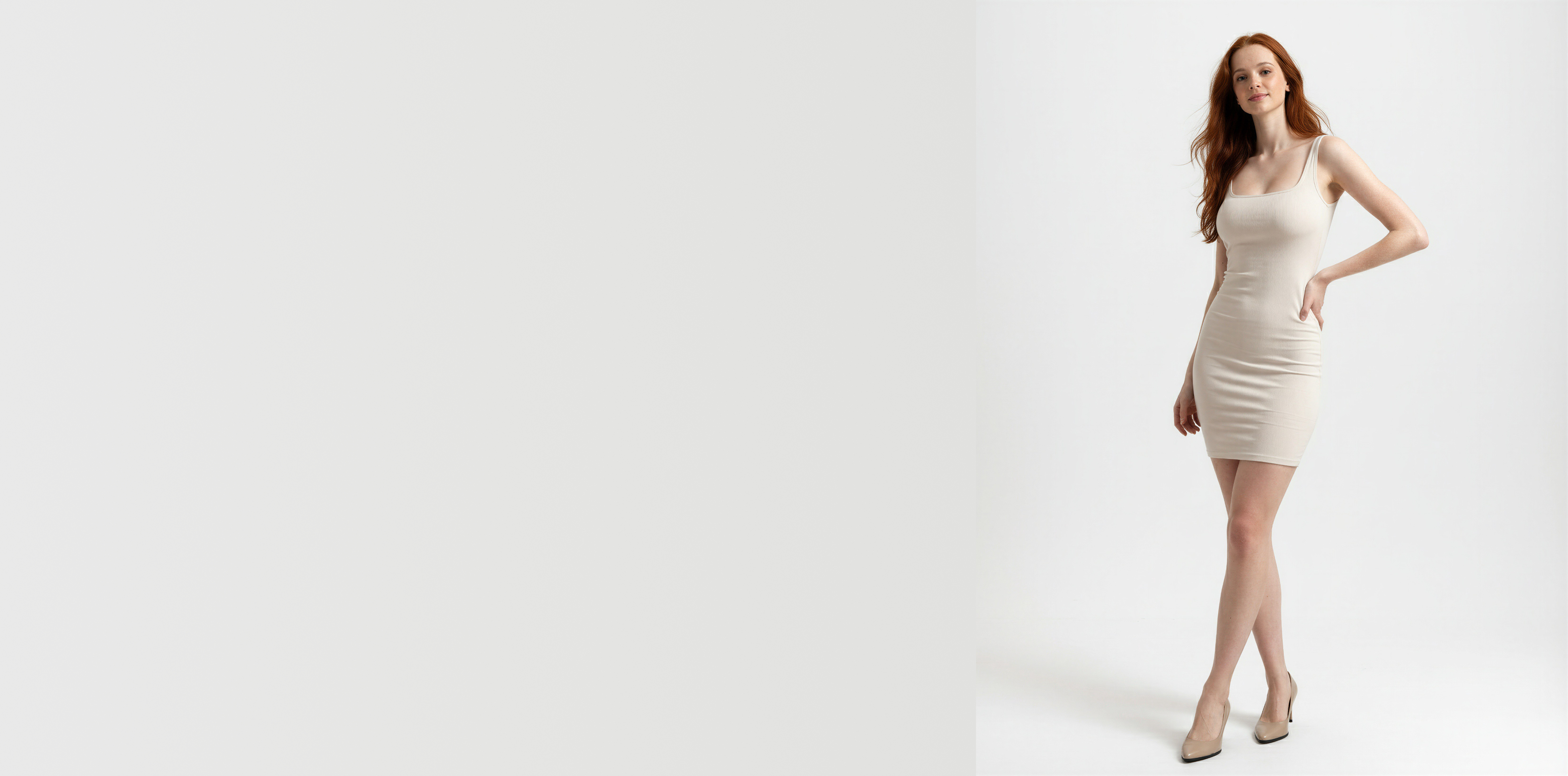 Professional model portfolio for fashion brands