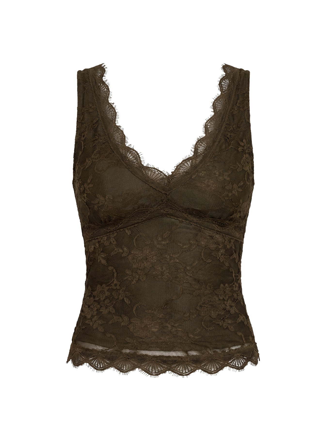 Green lace top preview