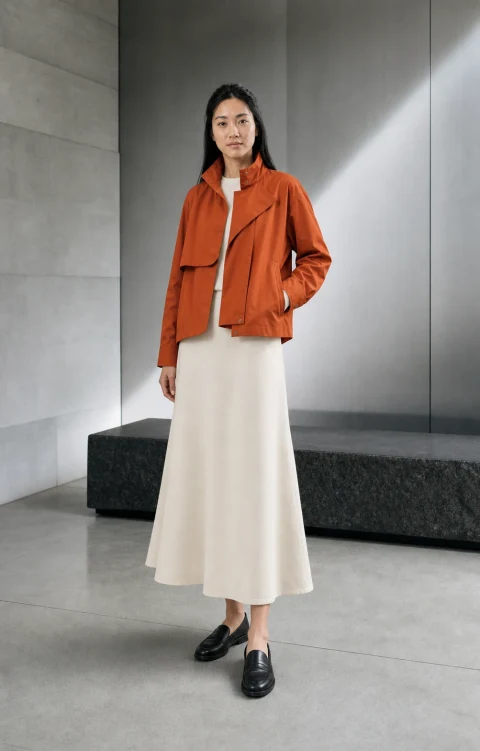 standing fashion photo selected for bulk editing