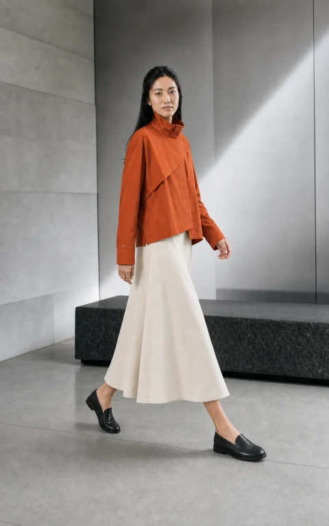 walking fashion photo selected for bulk editing